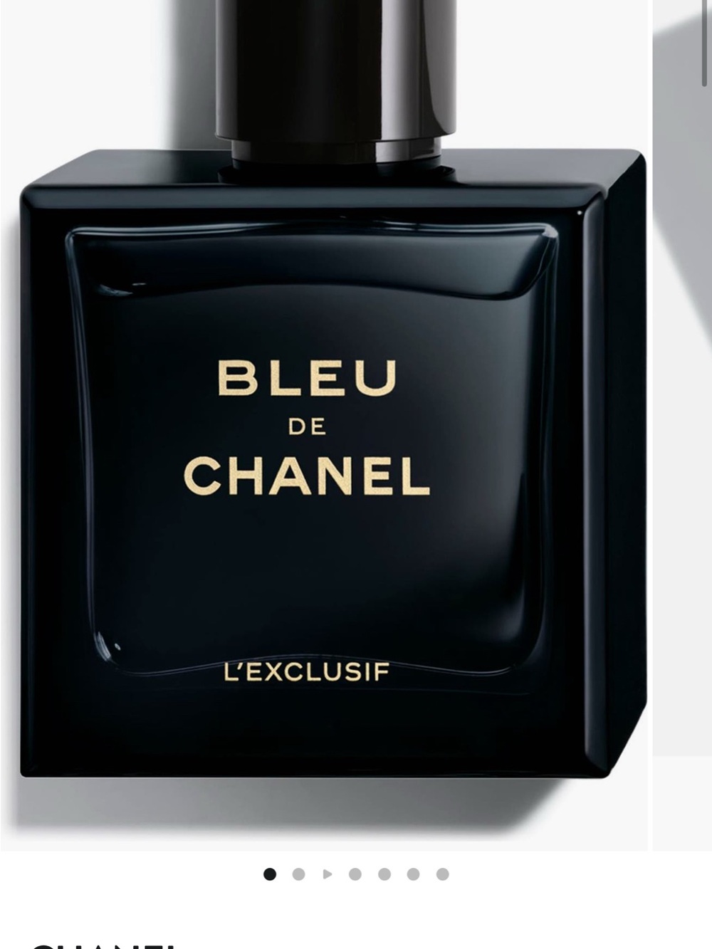 CHANEL Bleu de Chanel L'Exclusif — Black & Gold Bottle
